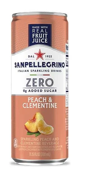 San Pellegrino Zero Peach y Clementine 